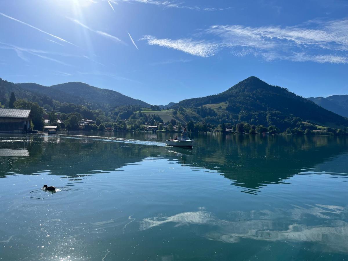 Das Kirchbichl - Stylisch Laessig, Mit Eigener Sauna Schliersee Bagian luar foto